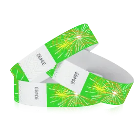 3/4" Tyvek Fireworks Wristbands