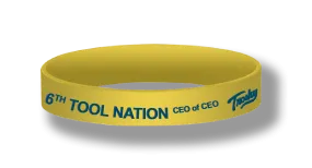 6TH Tool Nation Wristbands - CEO of CEO (set of 5)