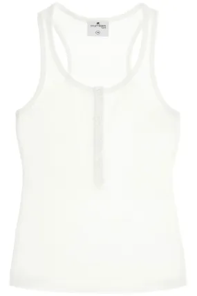 90's ribbed tank top with 424JDE089JS0121 HERITAGE WHITE