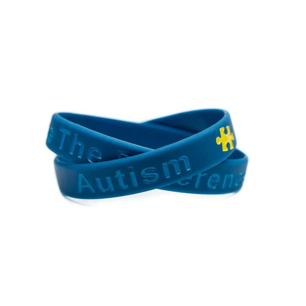 Autism - Be The Difference Wristband - Youth 7"