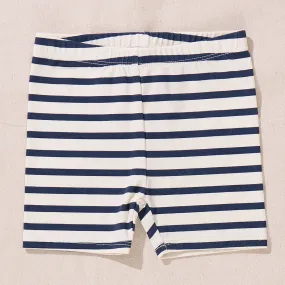 Banana Bike Short - Navy Stripe