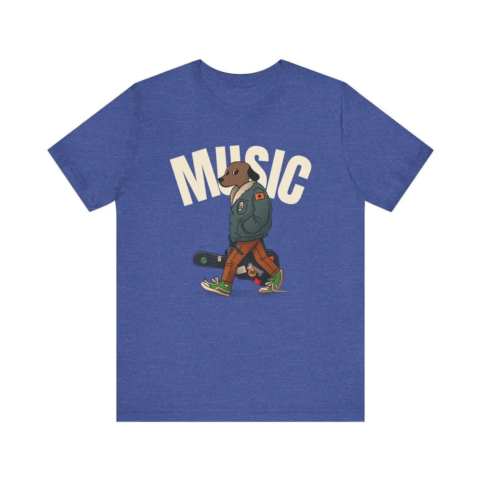 Band Music Dog Walker T Shirt
