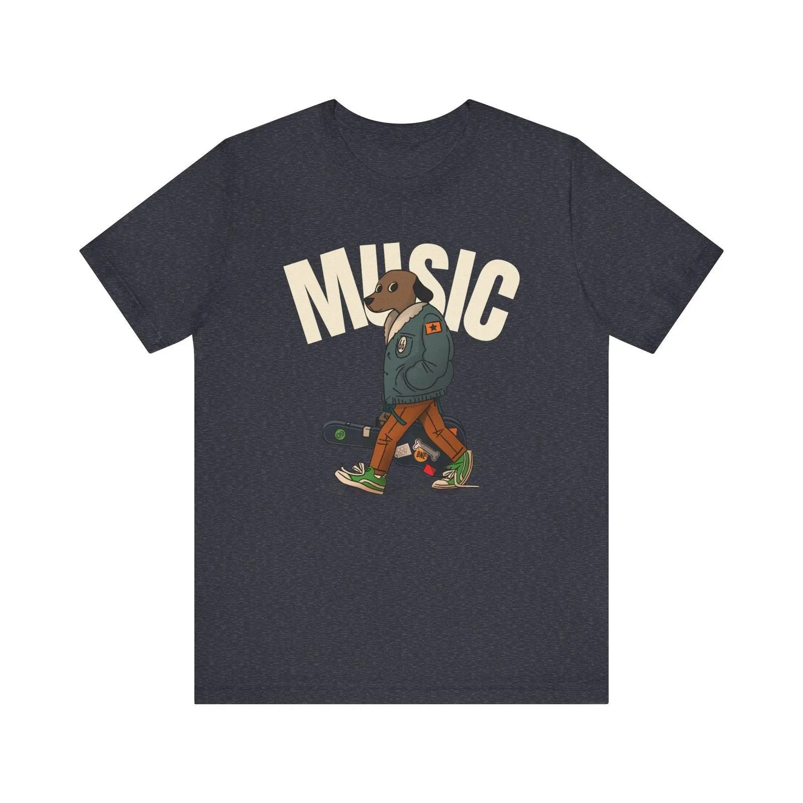 Band Music Dog Walker T Shirt