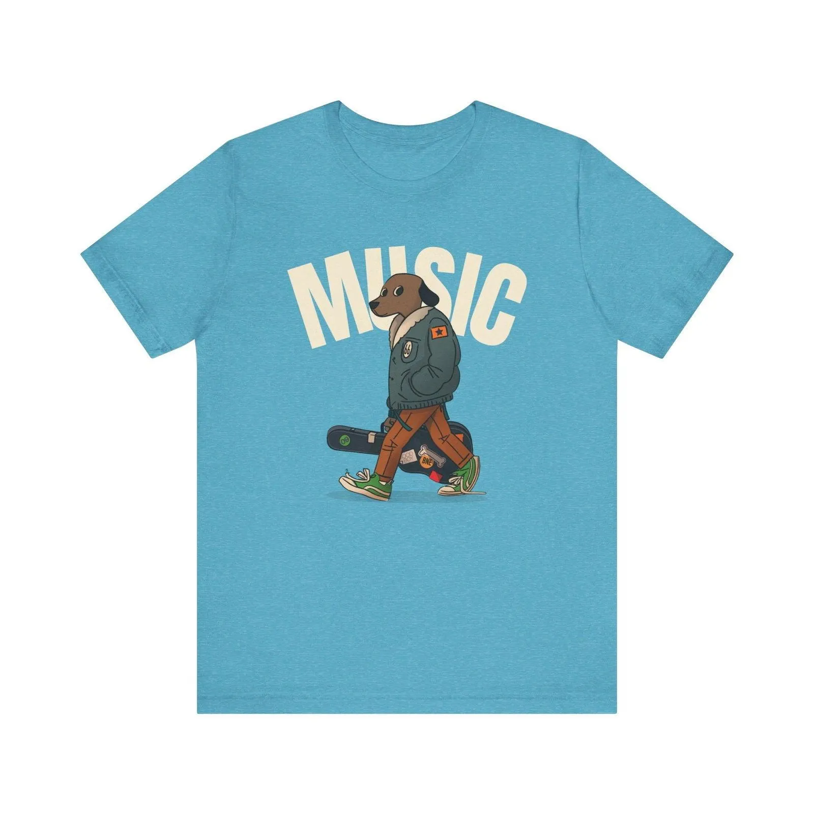 Band Music Dog Walker T Shirt