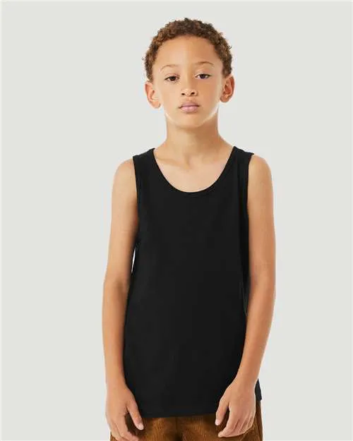 BELLA   CANVAS Youth Heather CVC Tank