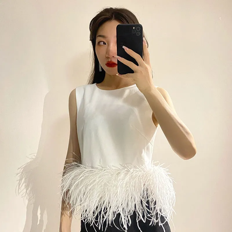 Black Patchwork Feathers