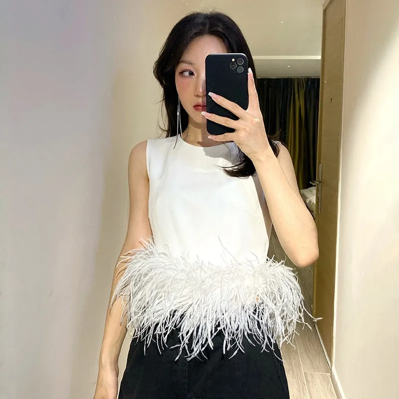 Black Patchwork Feathers