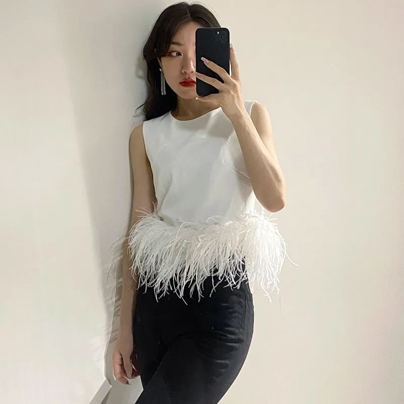 Black Patchwork Feathers