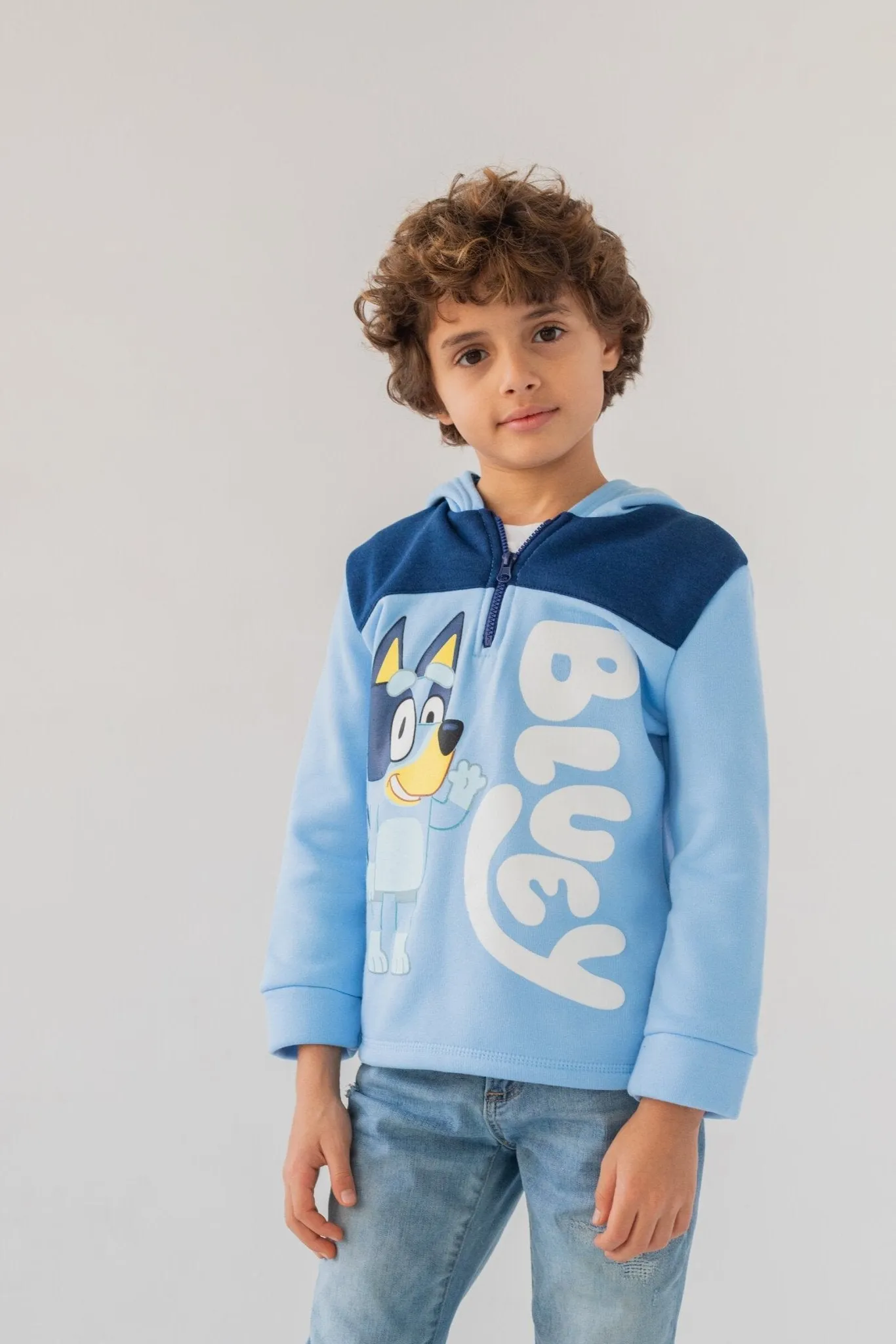 Bluey Fleece Half Zip Hoodie