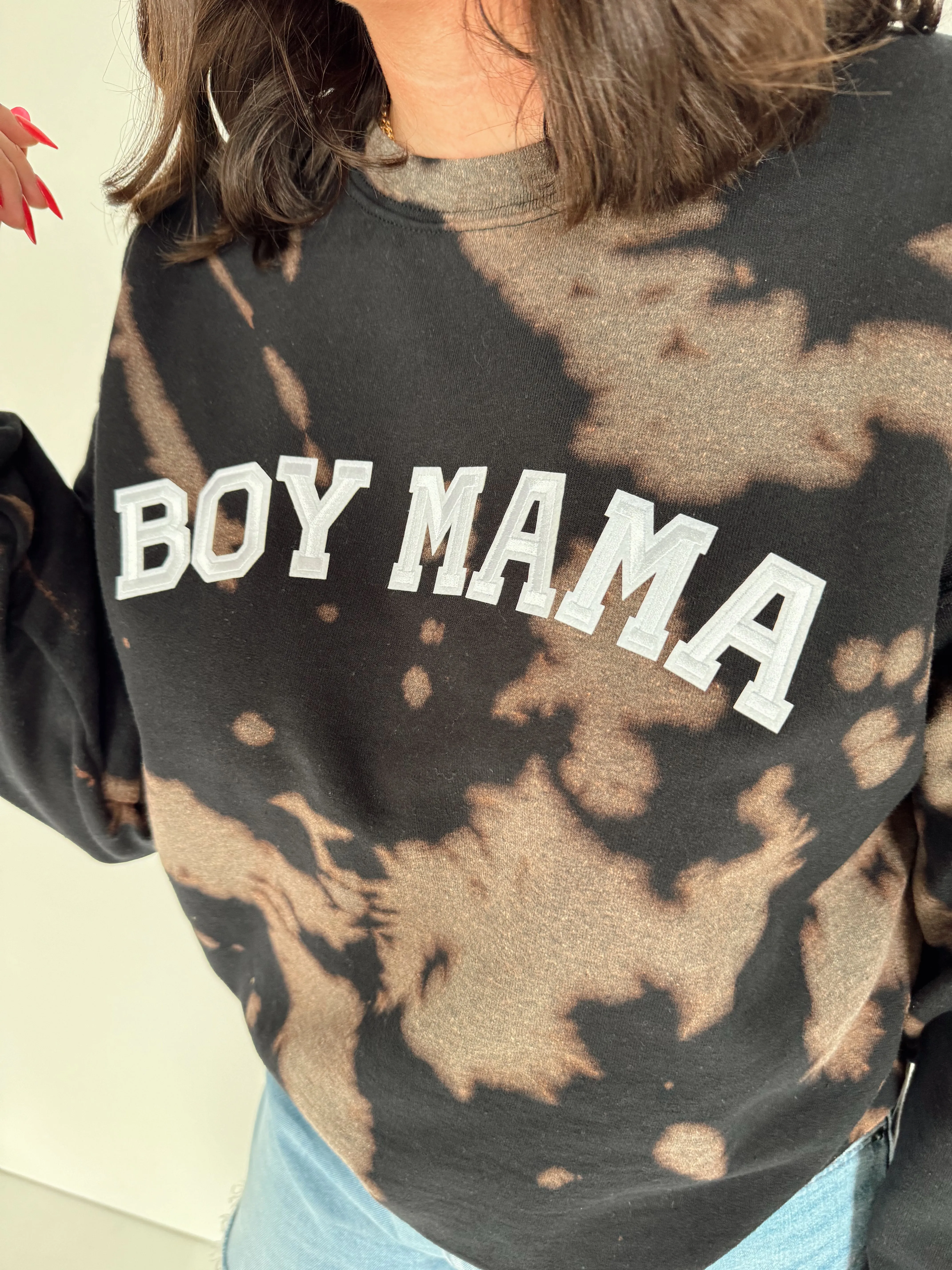 Boy Mama Tie Dye Crewneck