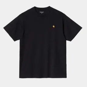Carhartt WIP American Script T-Shirt Black
