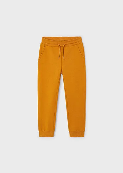 Carrot Orange Cuffed Sweatpants