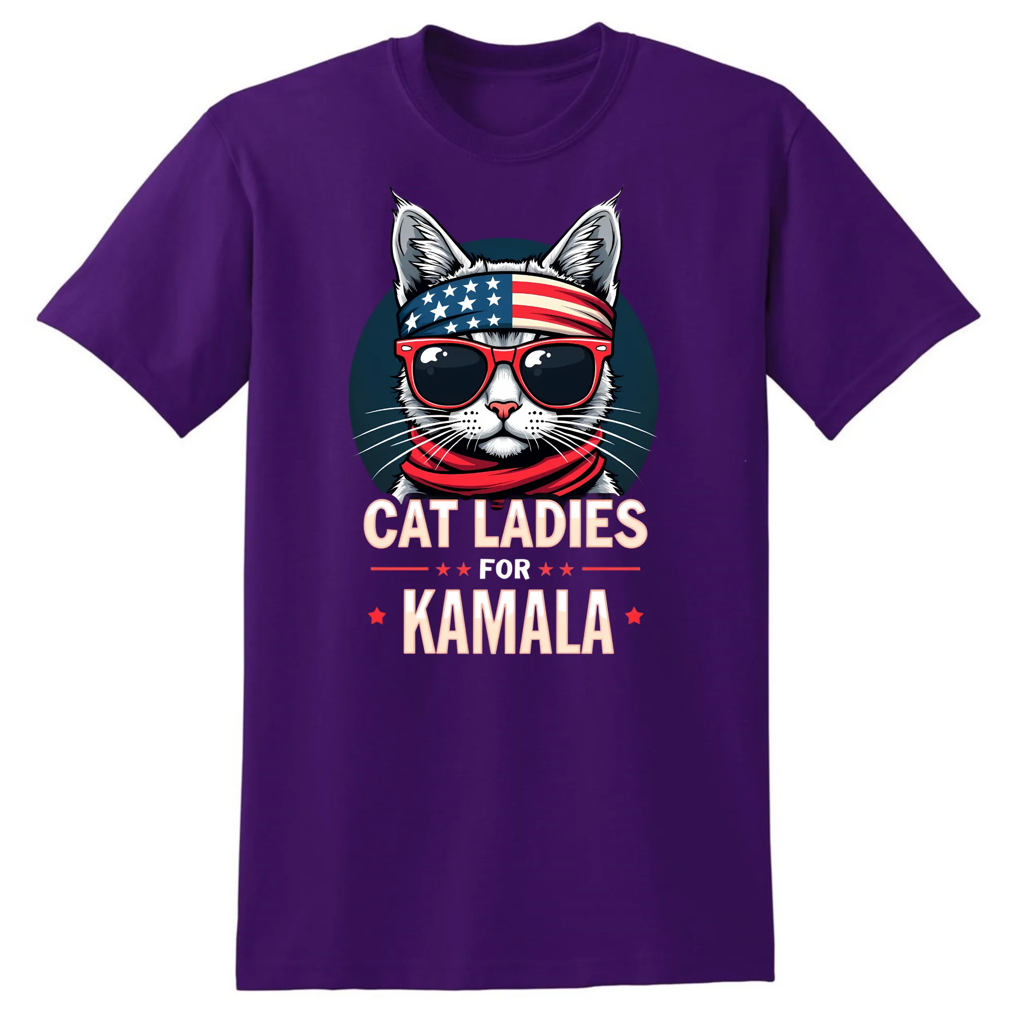 Cat Ladies for Kamala T-Shirt - Unisex Youth & Adult Sizes