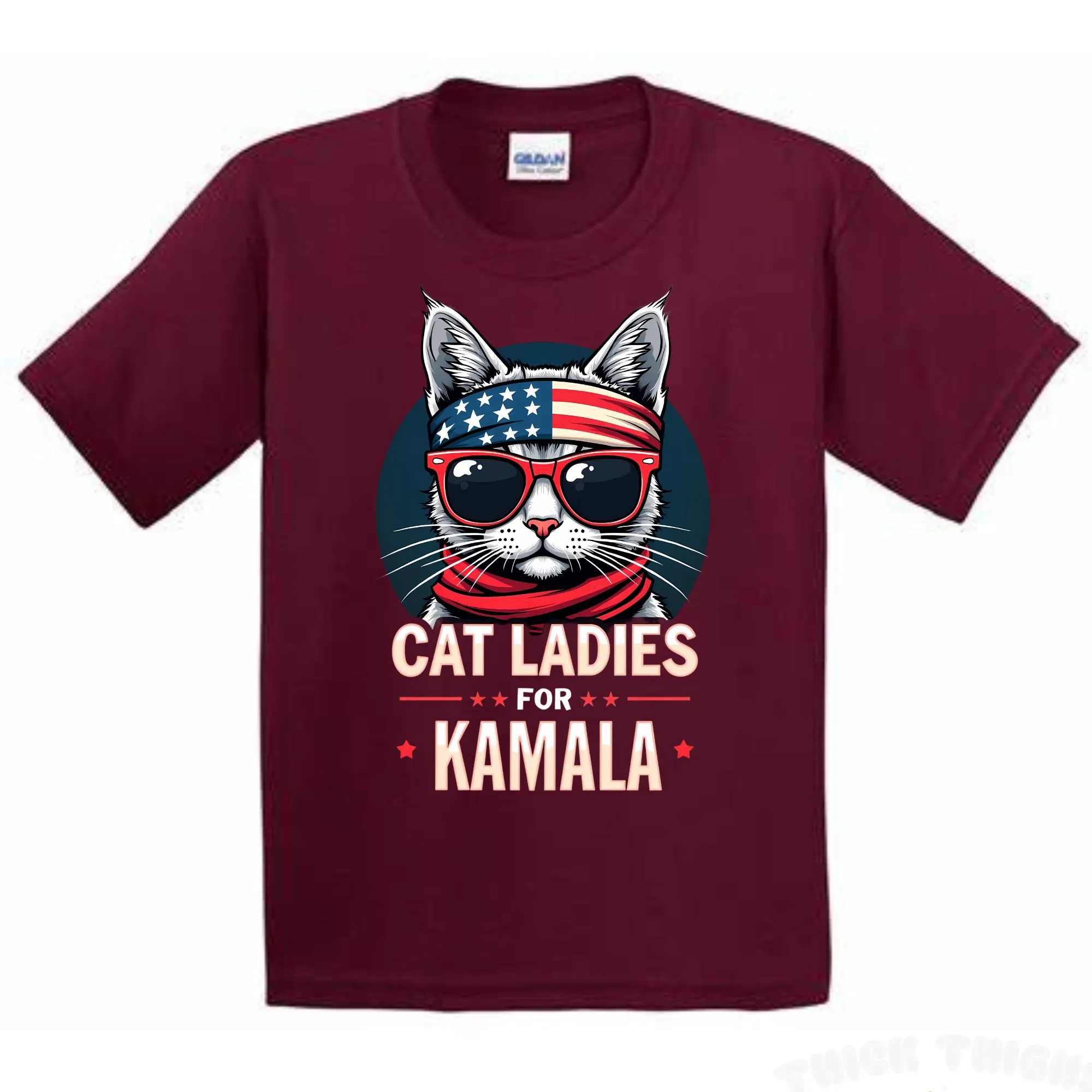 Cat Ladies for Kamala T-Shirt - Unisex Youth & Adult Sizes