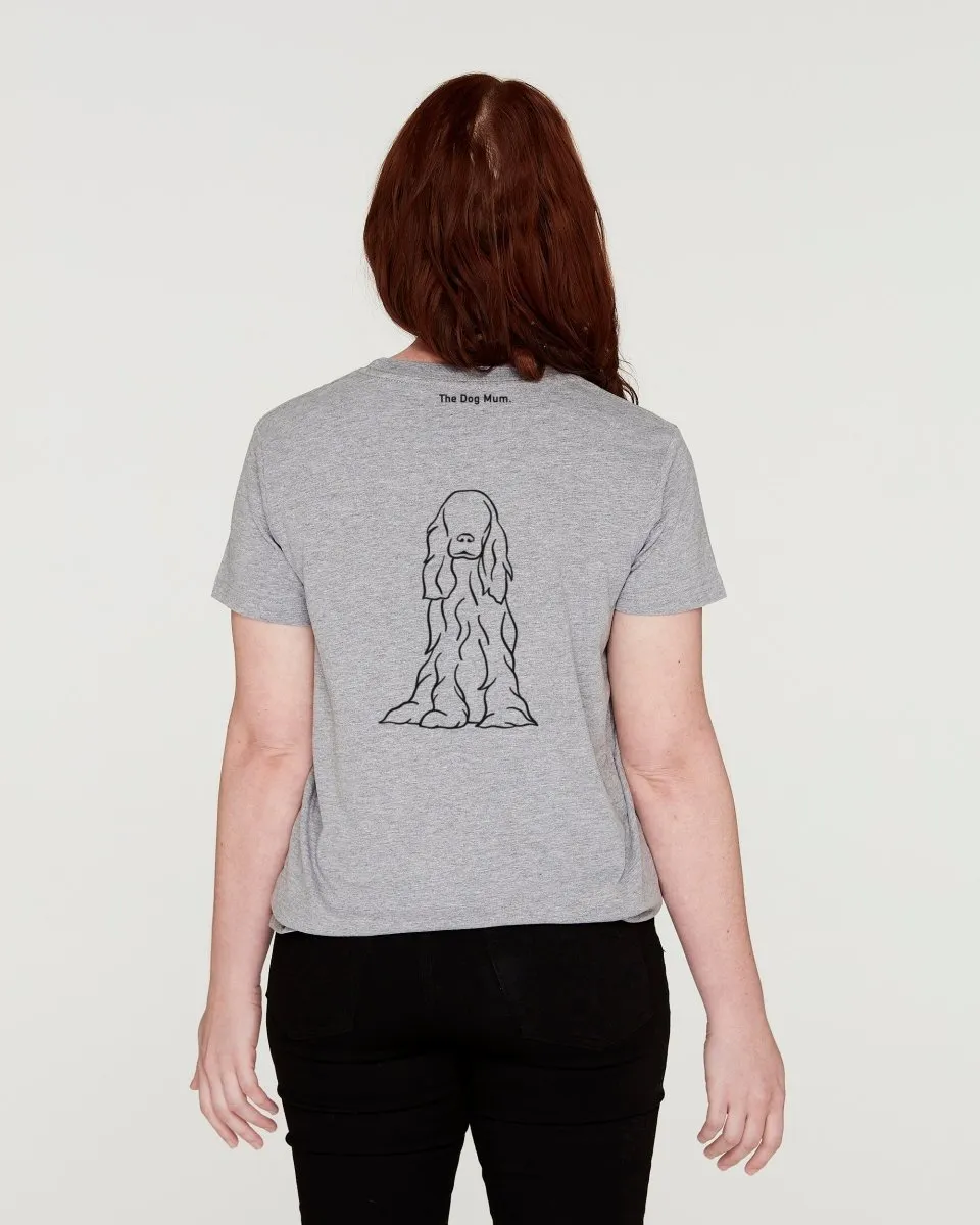 Cocker Spaniel Mum Illustration: Classic T-Shirt