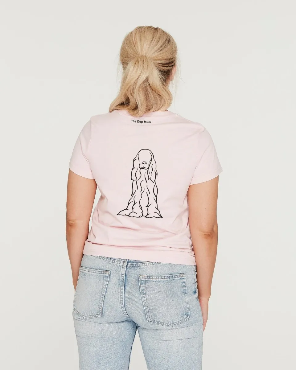 Cocker Spaniel Mum Illustration: Classic T-Shirt