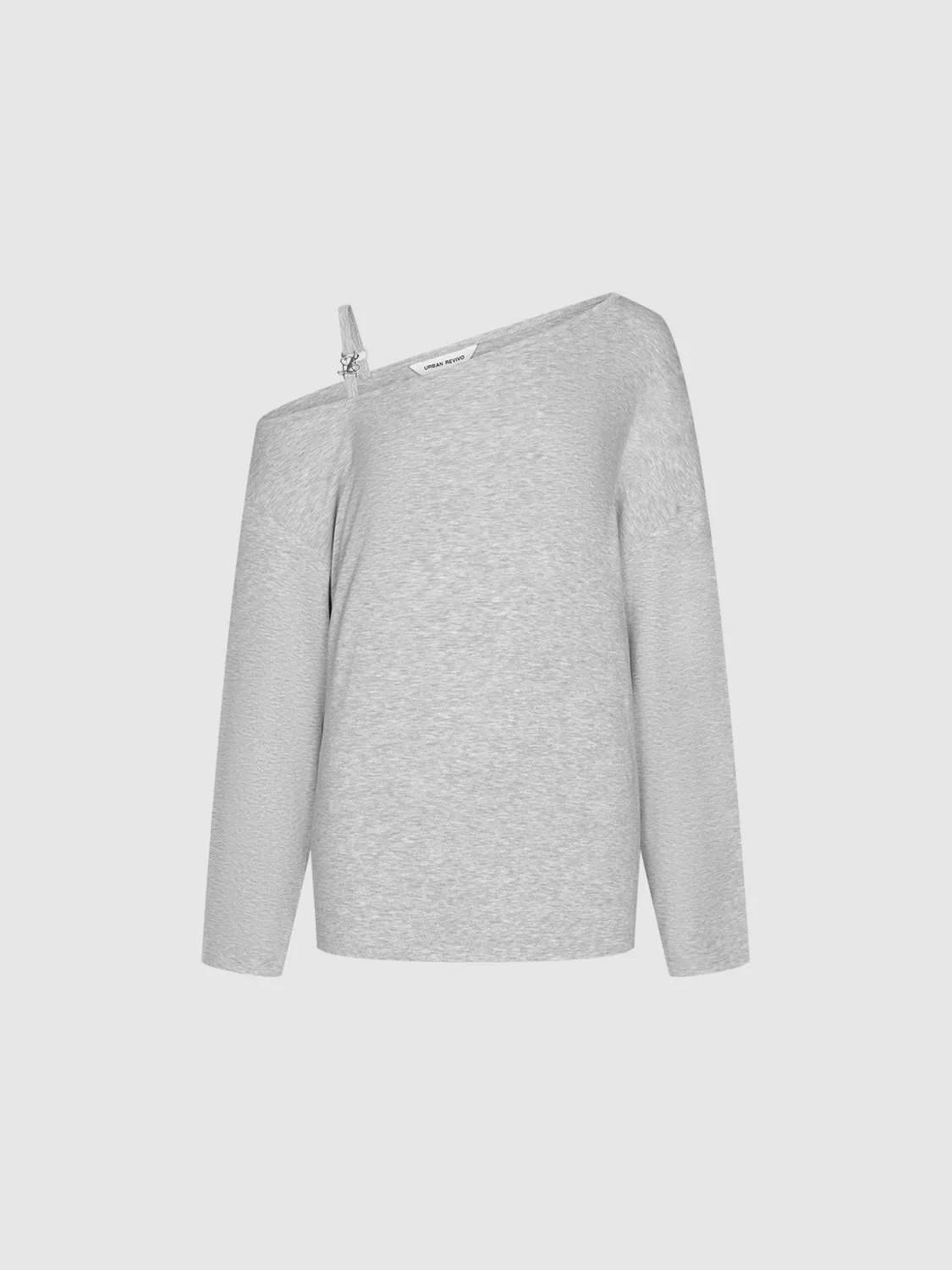 Cold Shoulder Loose T-Shirts