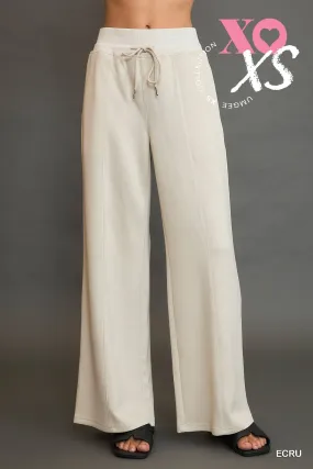 Cream Luxe Knit Sweatpants