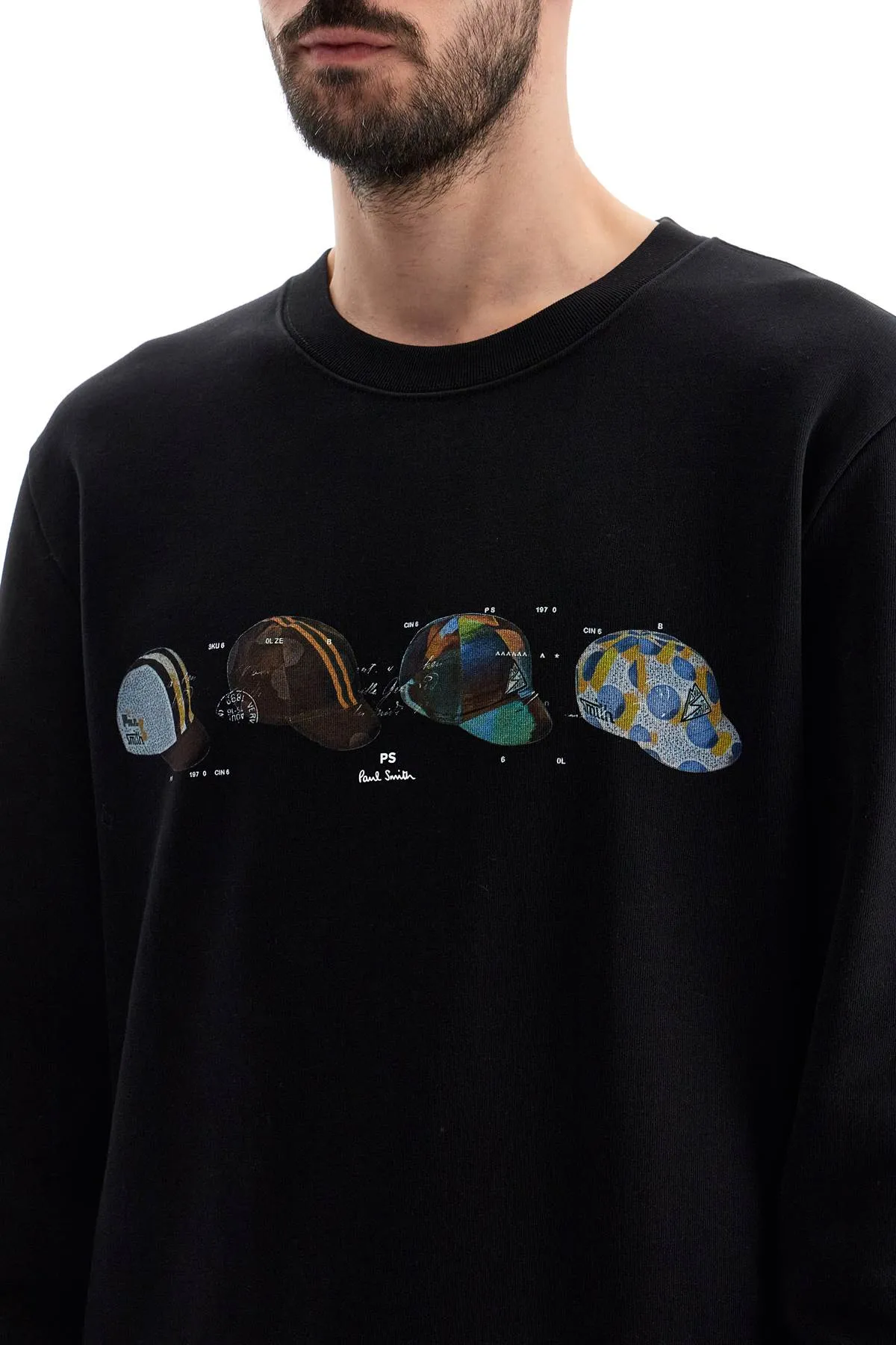 crewneck cycling sweatshirt M2R 027R NP4801 BLACK