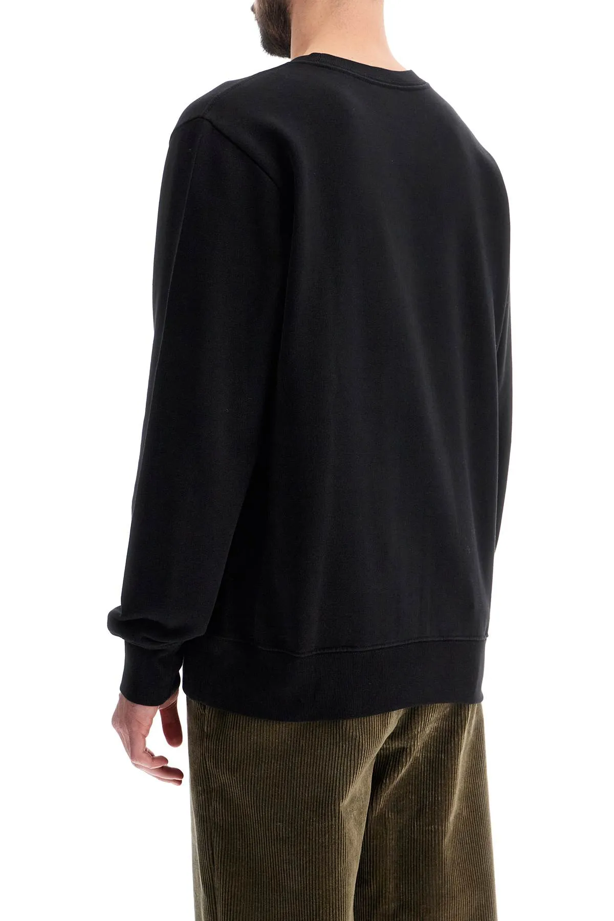 crewneck cycling sweatshirt M2R 027R NP4801 BLACK