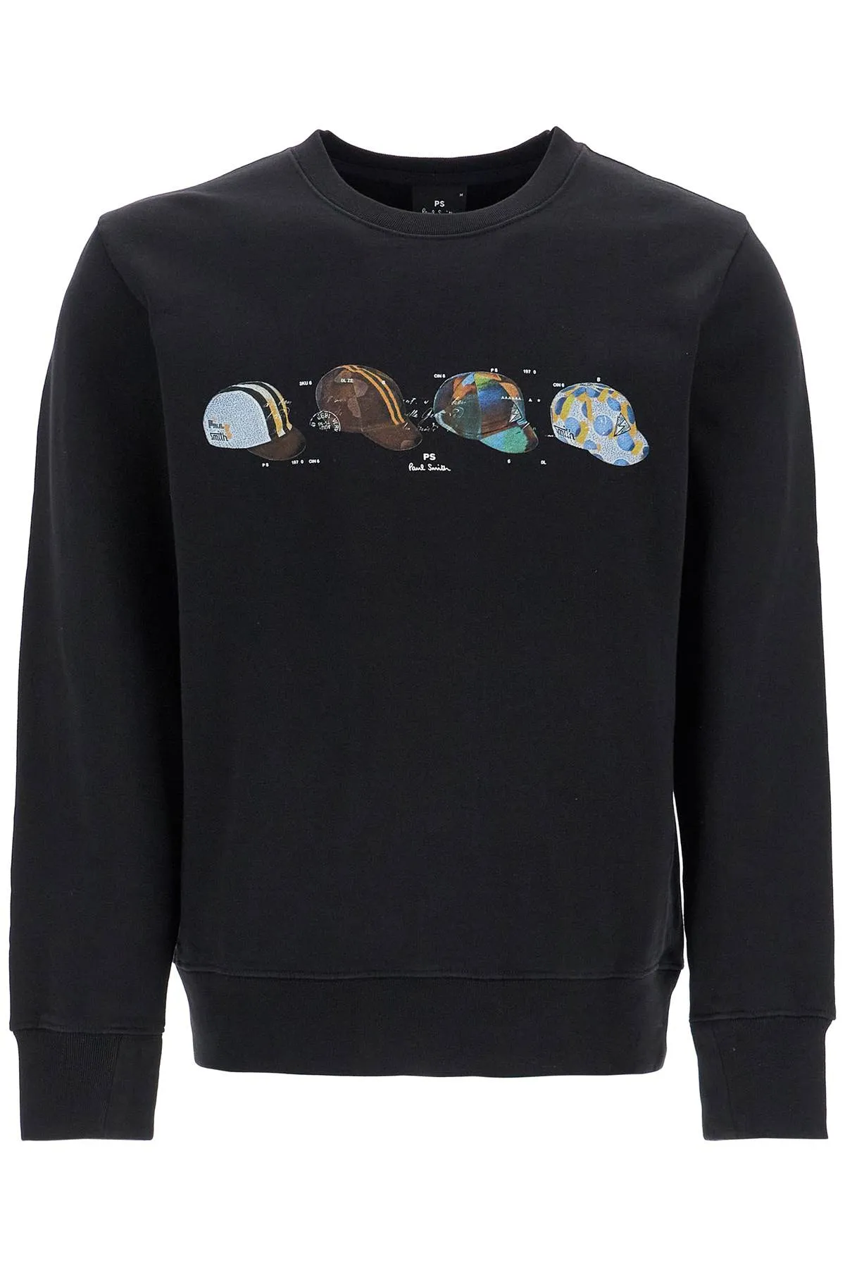 crewneck cycling sweatshirt M2R 027R NP4801 BLACK