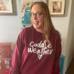 Cuddle Weather Sweatshirt by Nifty Apple