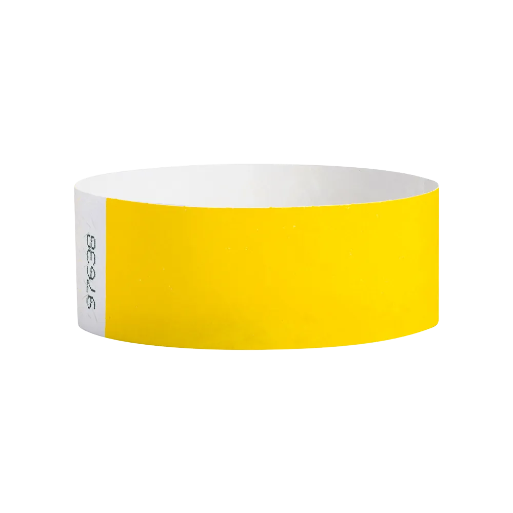 Custom 1" Tyvek Alternative Solid Color Wristbands