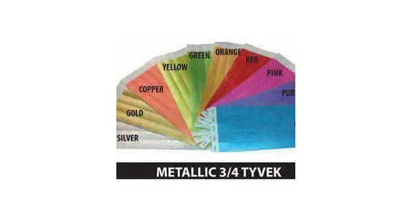 Custom Printed 3/4" Metallic Tyvek Paper Wristbands