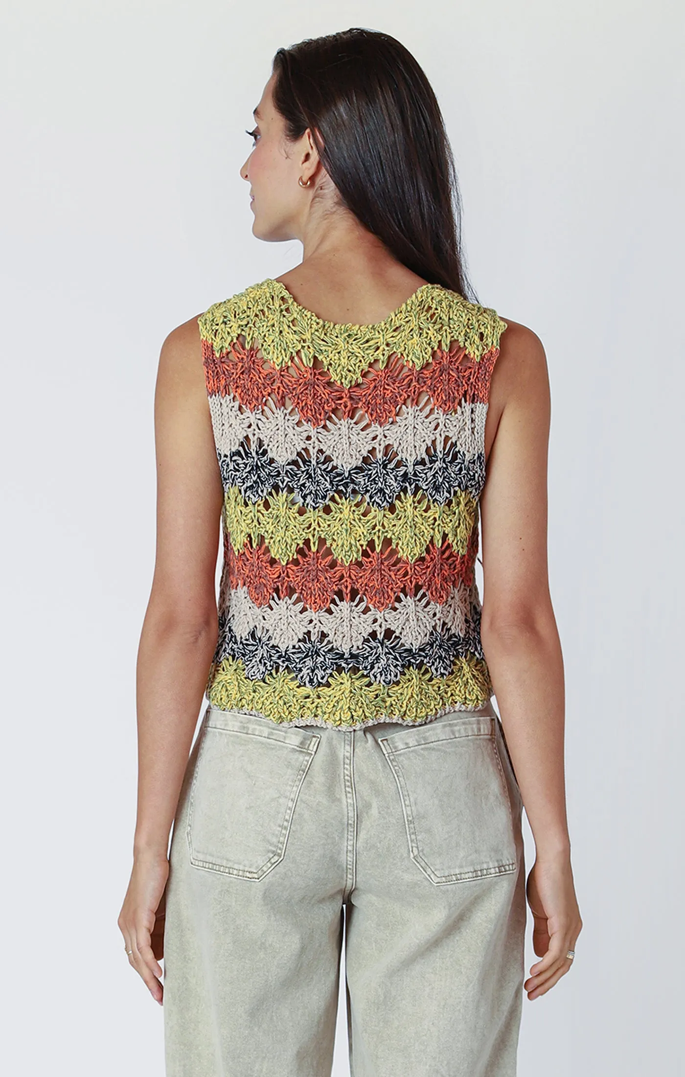 DEX OPEN KNIT TANK