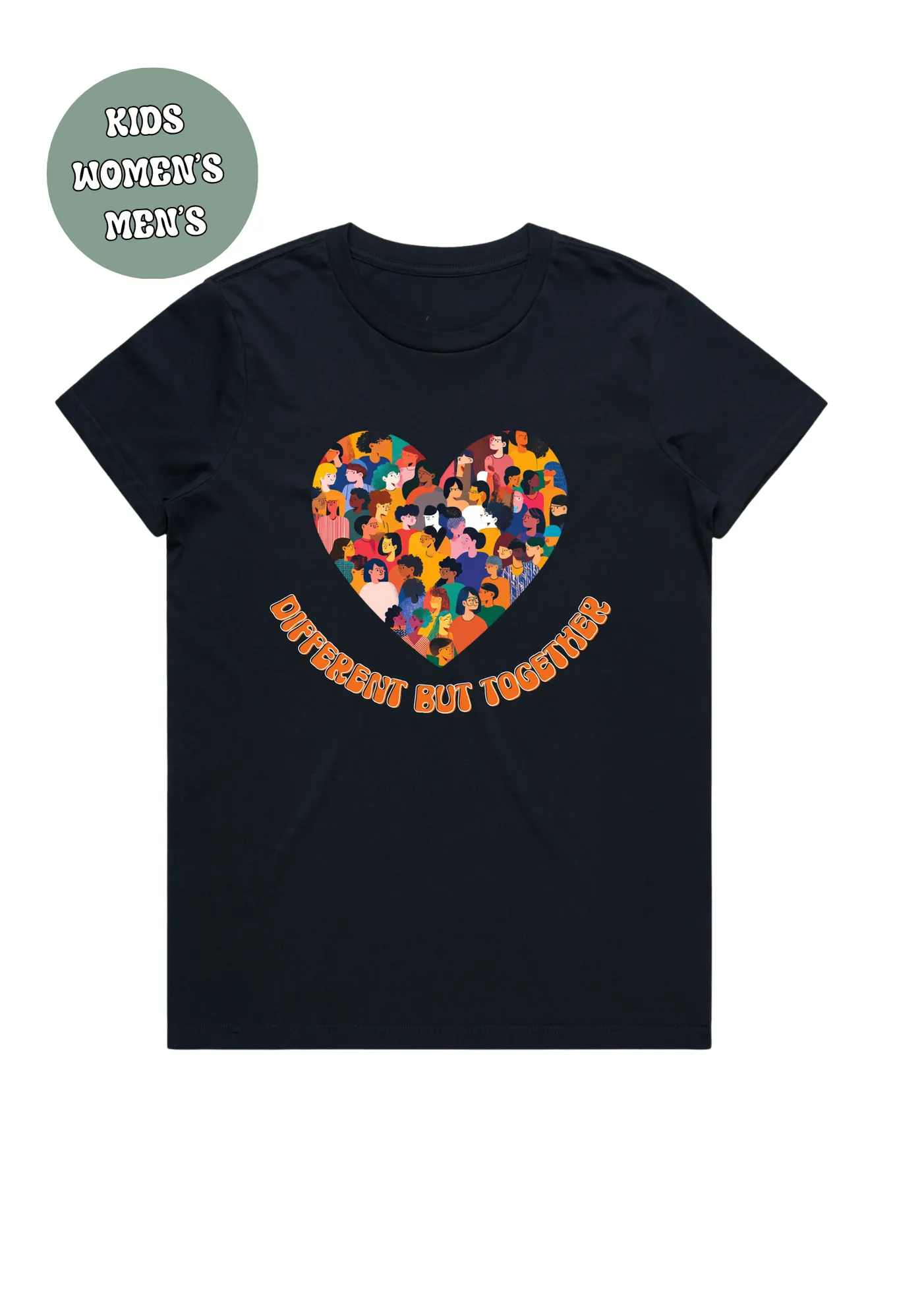 DIFFERENT BUT TOGETHER T-SHIRT HARMONY DAY