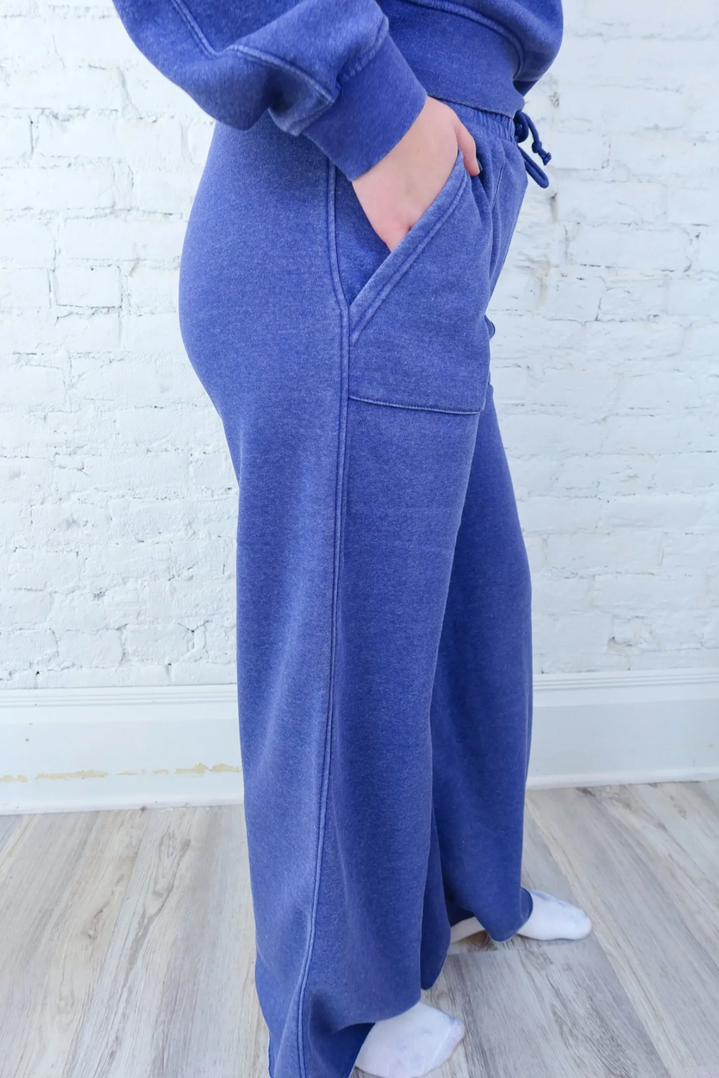 Dusty Indigo Sweatpants