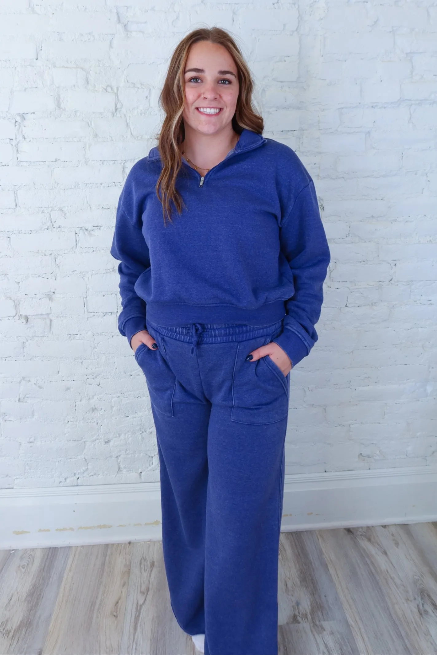 Dusty Indigo Sweatpants