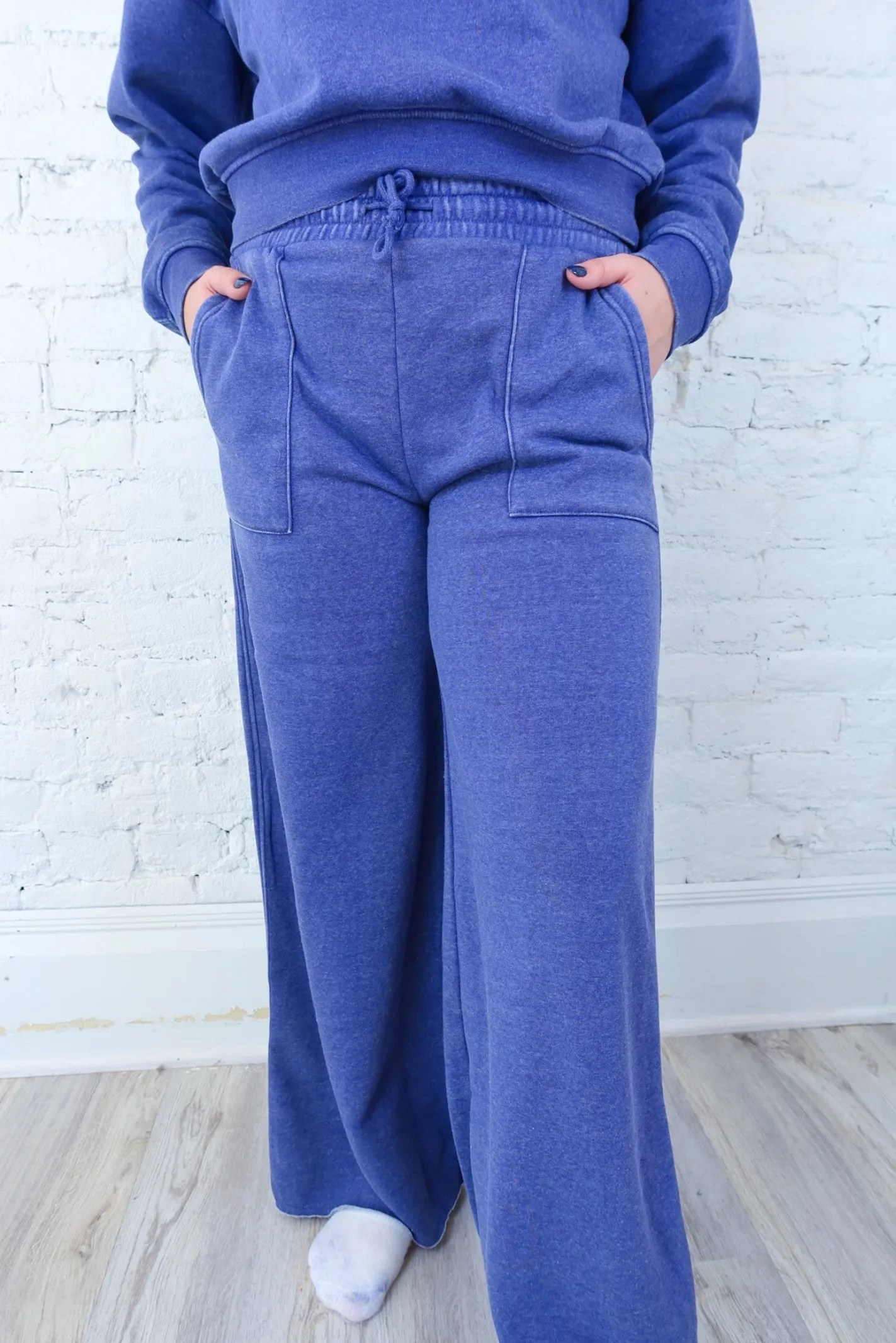 Dusty Indigo Sweatpants