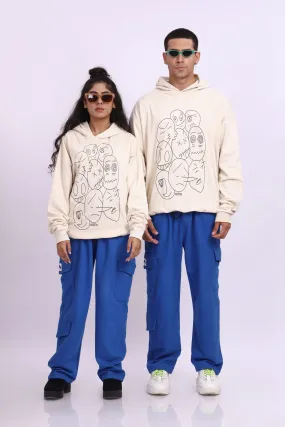 FACES OVERSIZED HOODIE