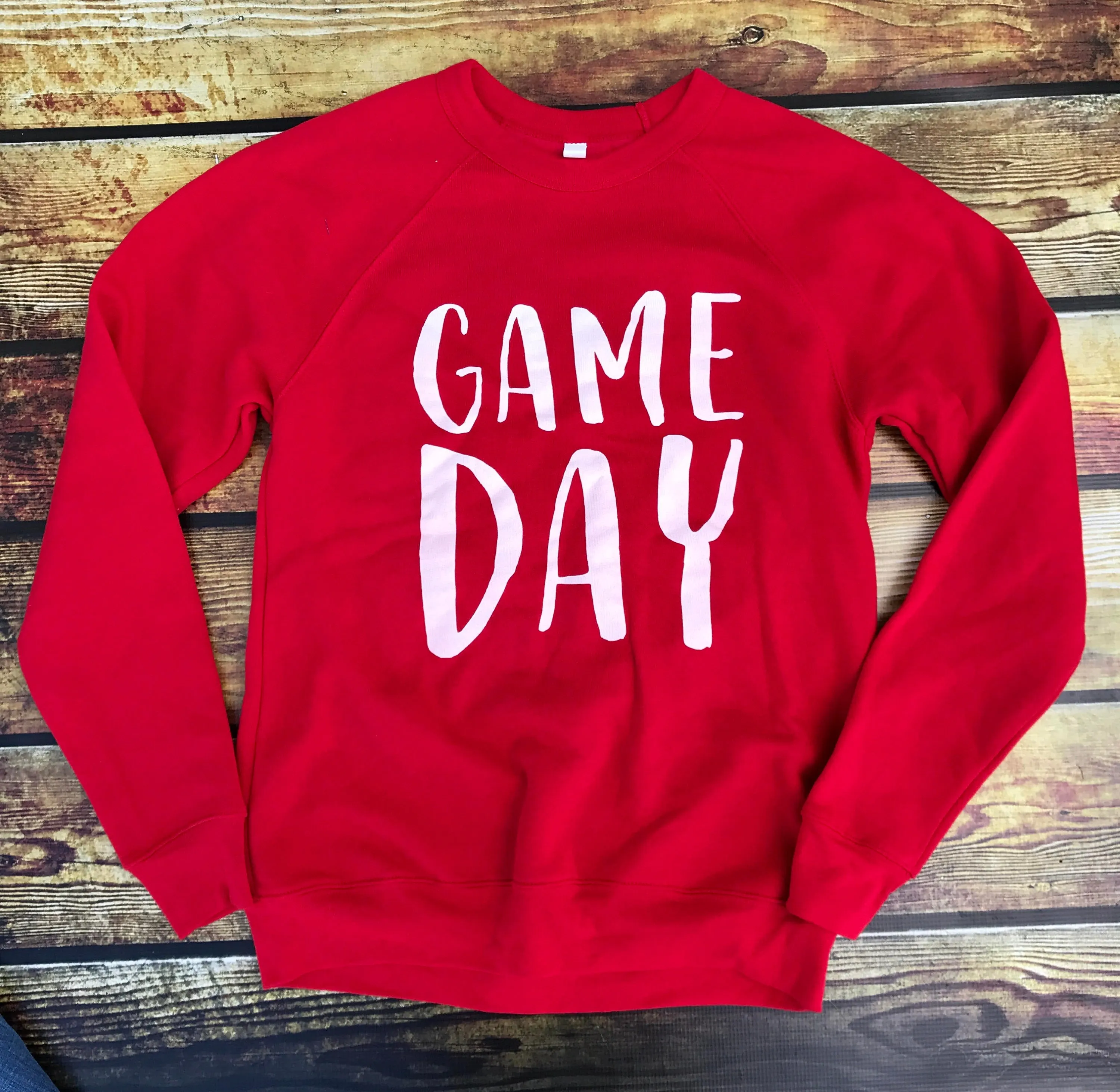 Game Day Sweatshirt-Red
