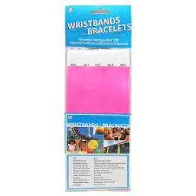 Geogalaxy Neon Pink Wristbands - Pack Of 100