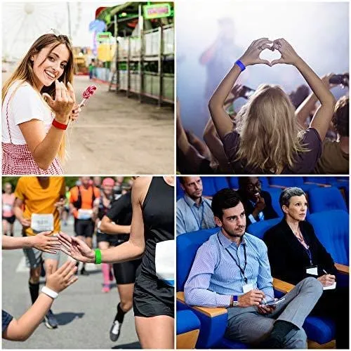 Heavier Tyvek Wristbands 7.5 Mil - Goldistock VIP Deluxe Metallic Gold 200 Count - ¾” Arm Bands - Paper-Like Party Armbands - Heavier Tyvek Wrist Bands = Upgrading Your Event