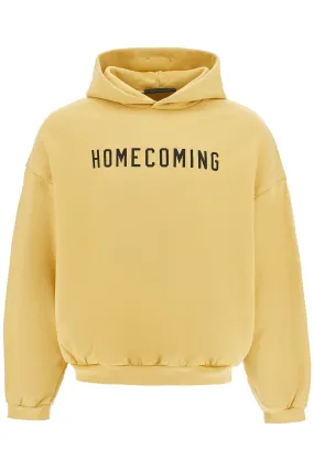 heavy fleece hoodie 192BT244813F AMBER