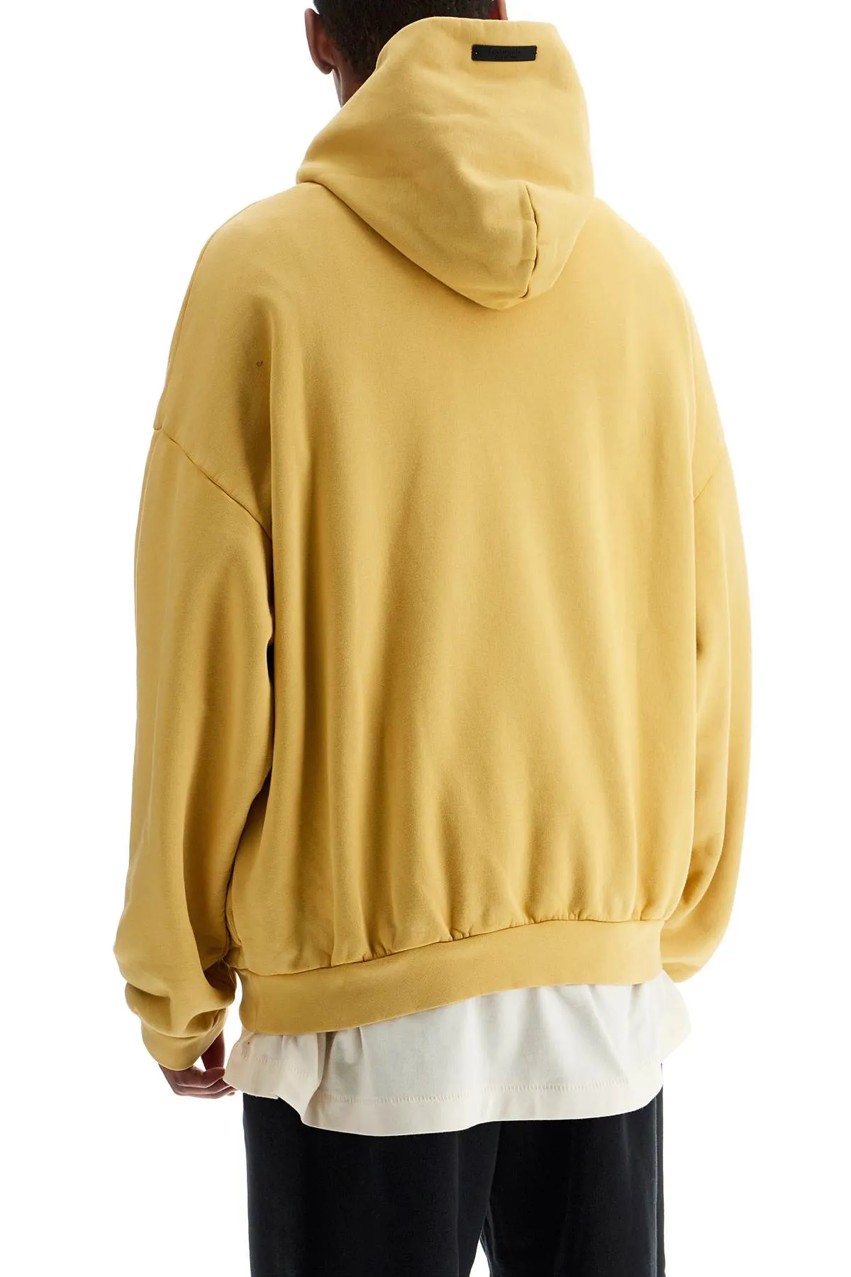 heavy fleece hoodie 192BT244813F AMBER