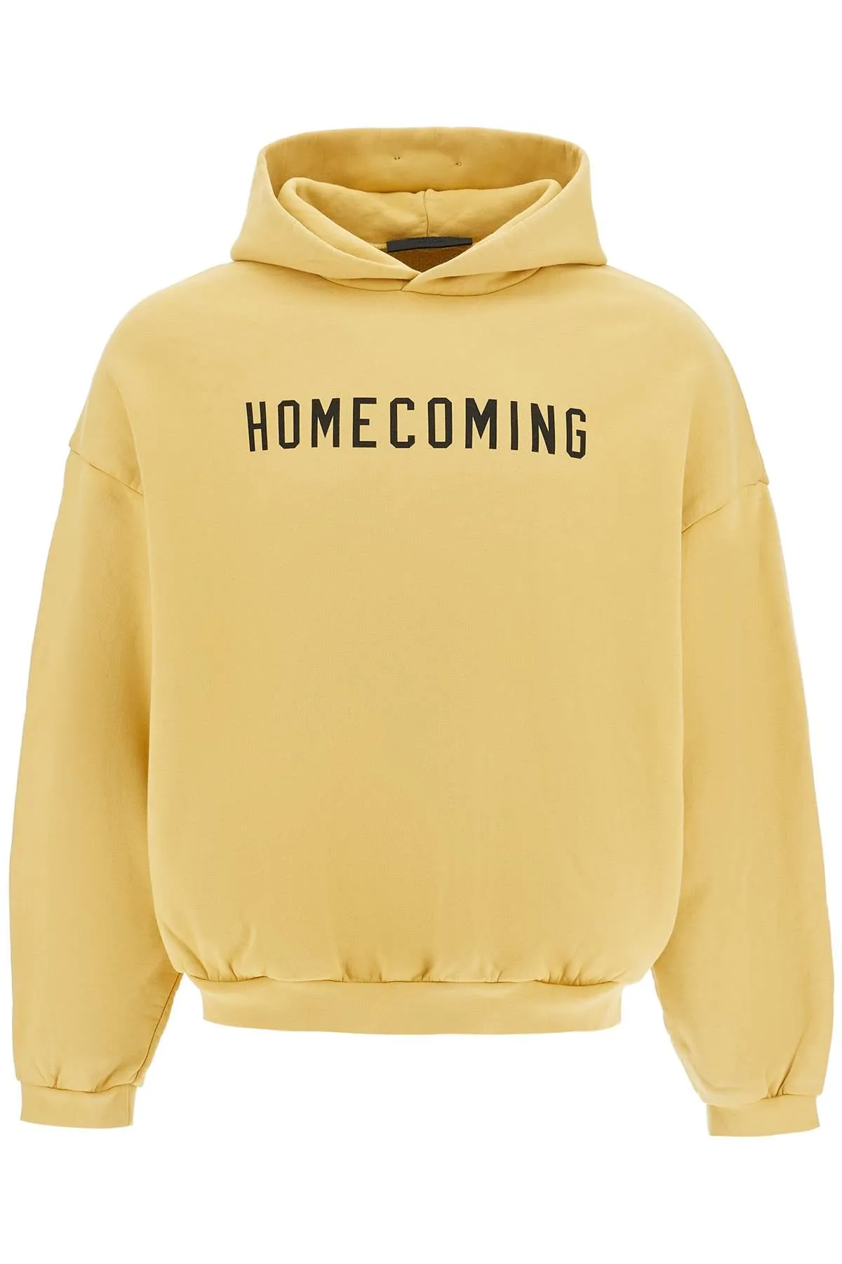 heavy fleece hoodie 192BT244813F AMBER