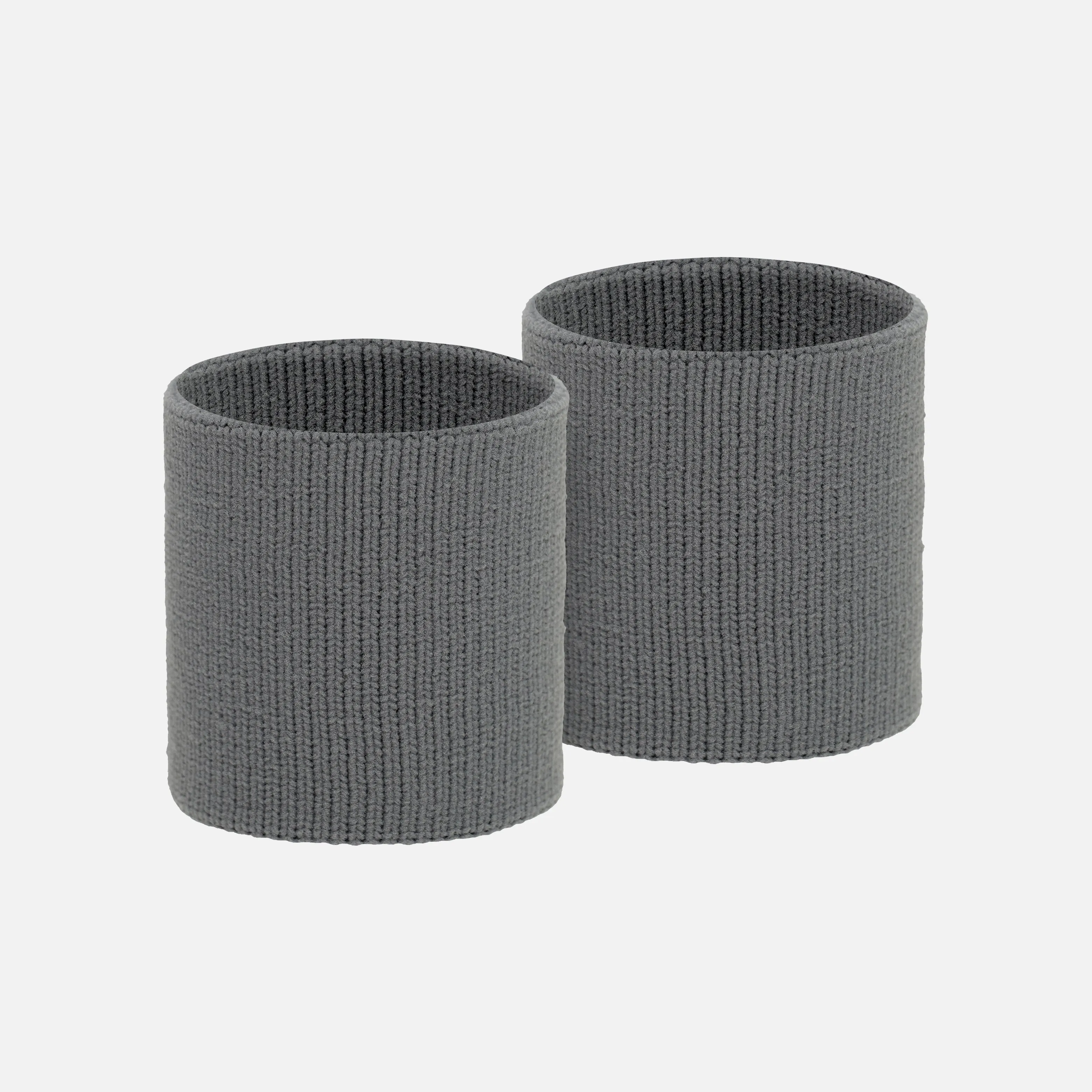 Hue Gray Cotton Wristbands (Pair)