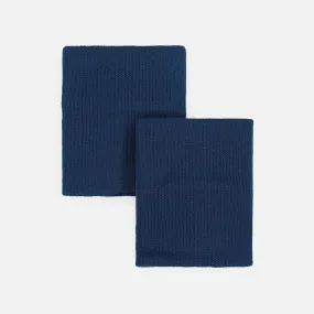 Hue Navy Drip Wristbands (Pair)