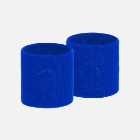 Hue Royal Blue Cotton Wristbands (Pair)