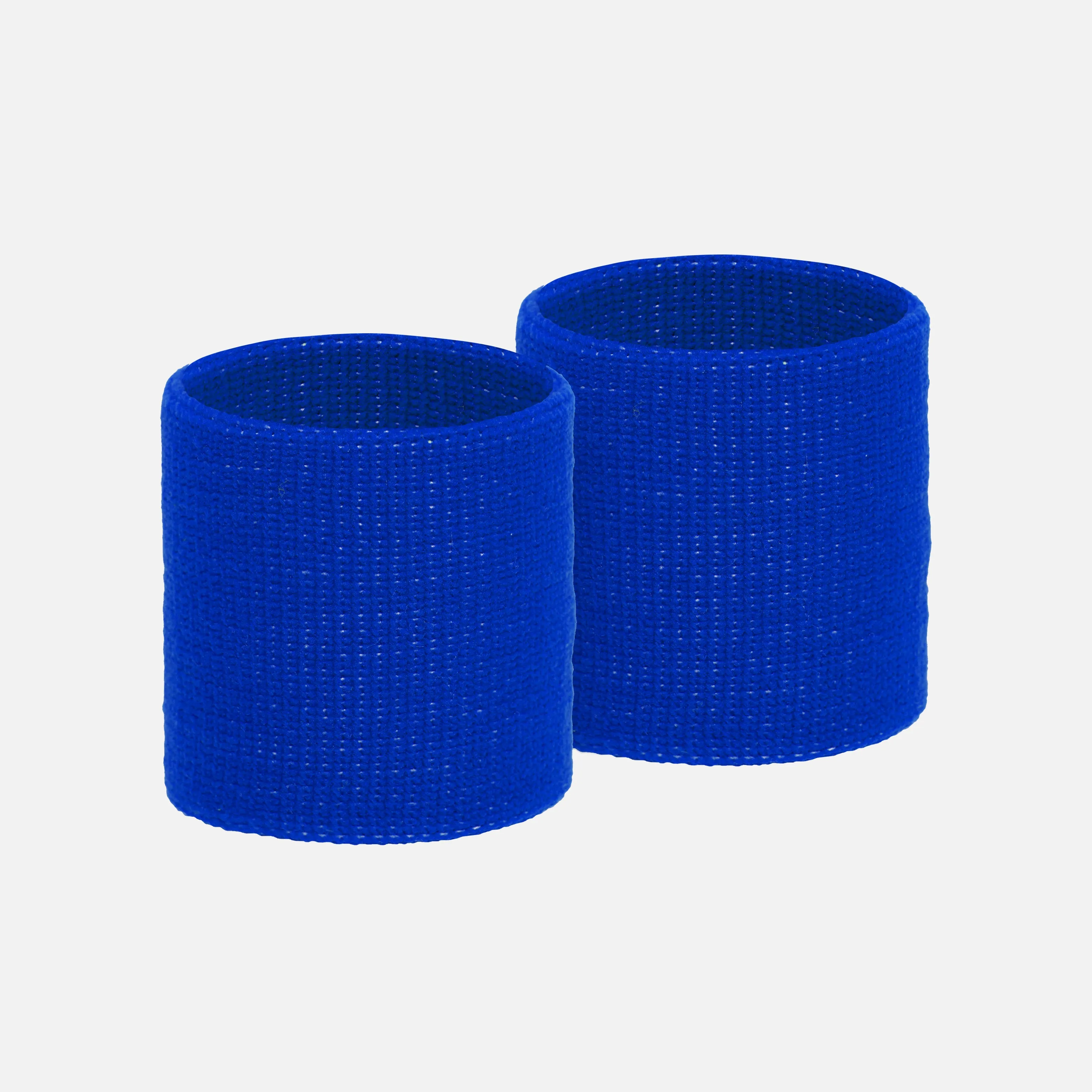 Hue Royal Blue Cotton Wristbands (Pair)