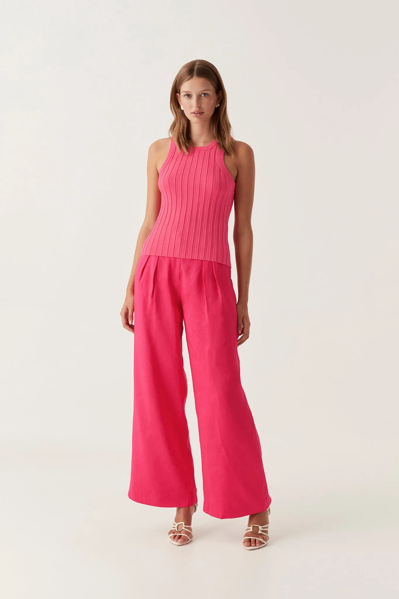 Hydra Racer Knit Ribbed Top