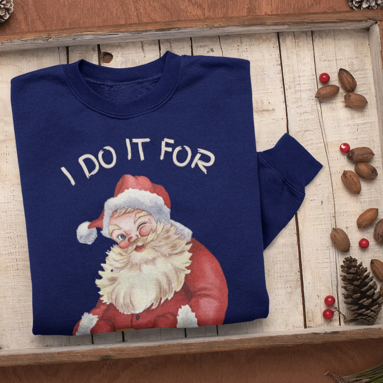 I Do It For The Ho's Christmas Sweatshirt, Christmas Sweatshirt, Womens Christmas Sweatshirt,Christmas Sweatshirts for Women,Christmas Women
