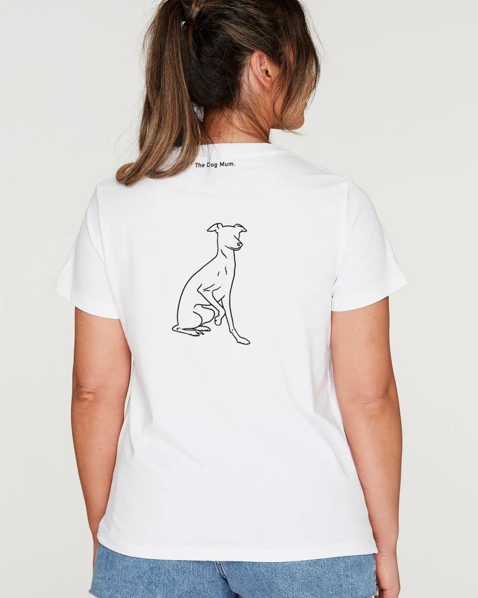 Italian Greyhound Mum Illustration: Classic T-Shirt