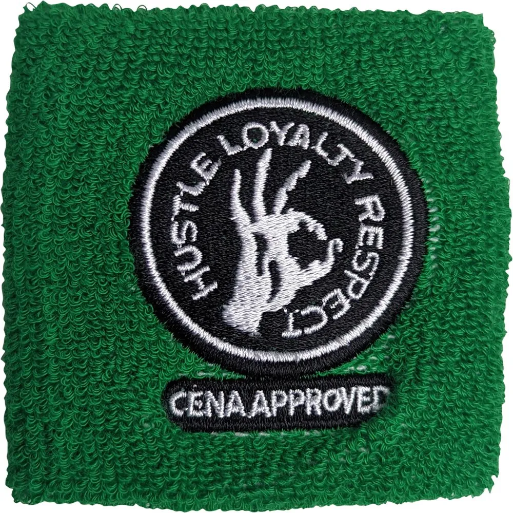 JOHN CENA Green Headband Wristbands Set WWE