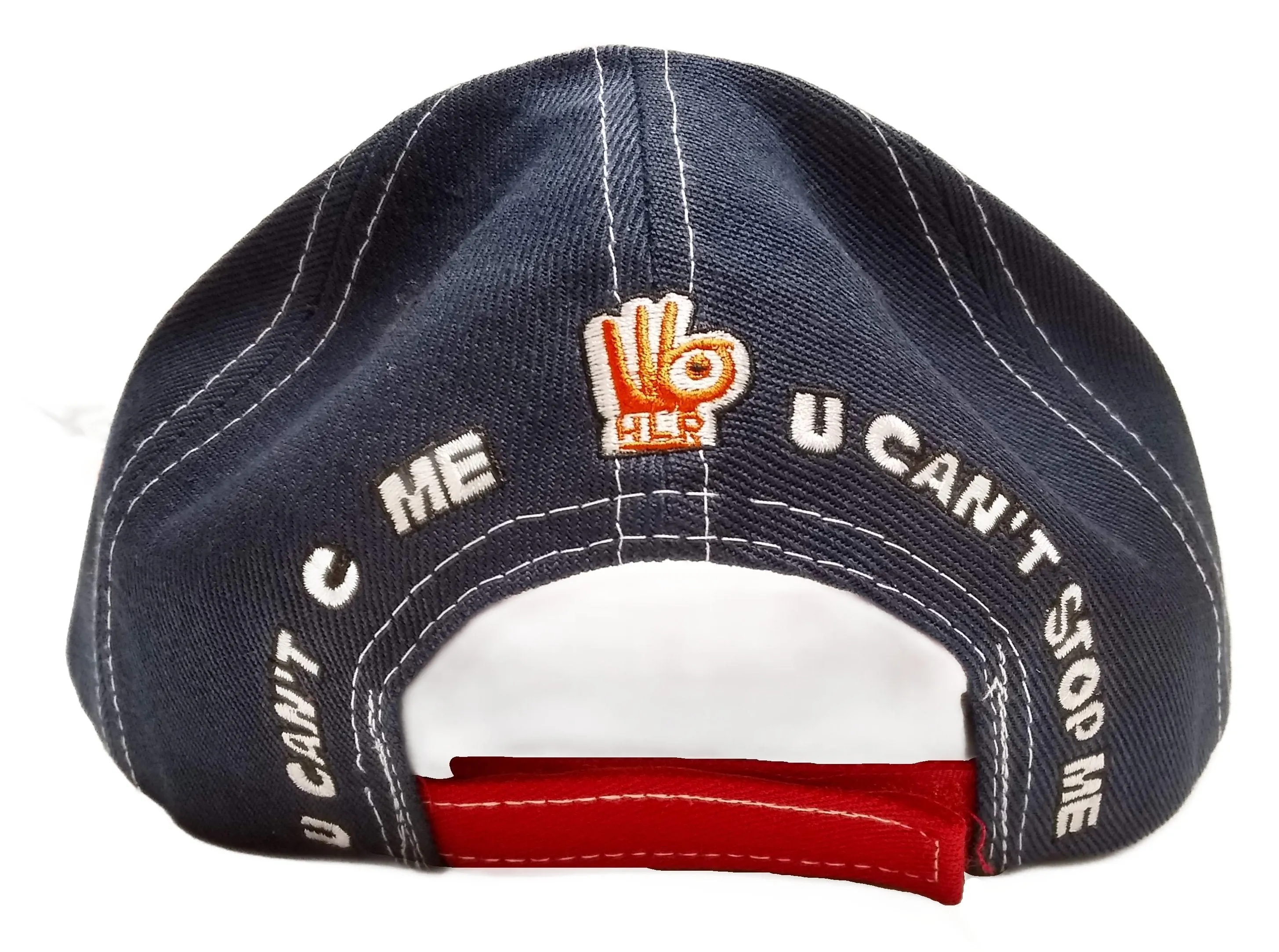 John Cena Navy Blue U Can't Stop Me Mens Costume T-shirt Hat Wristbands