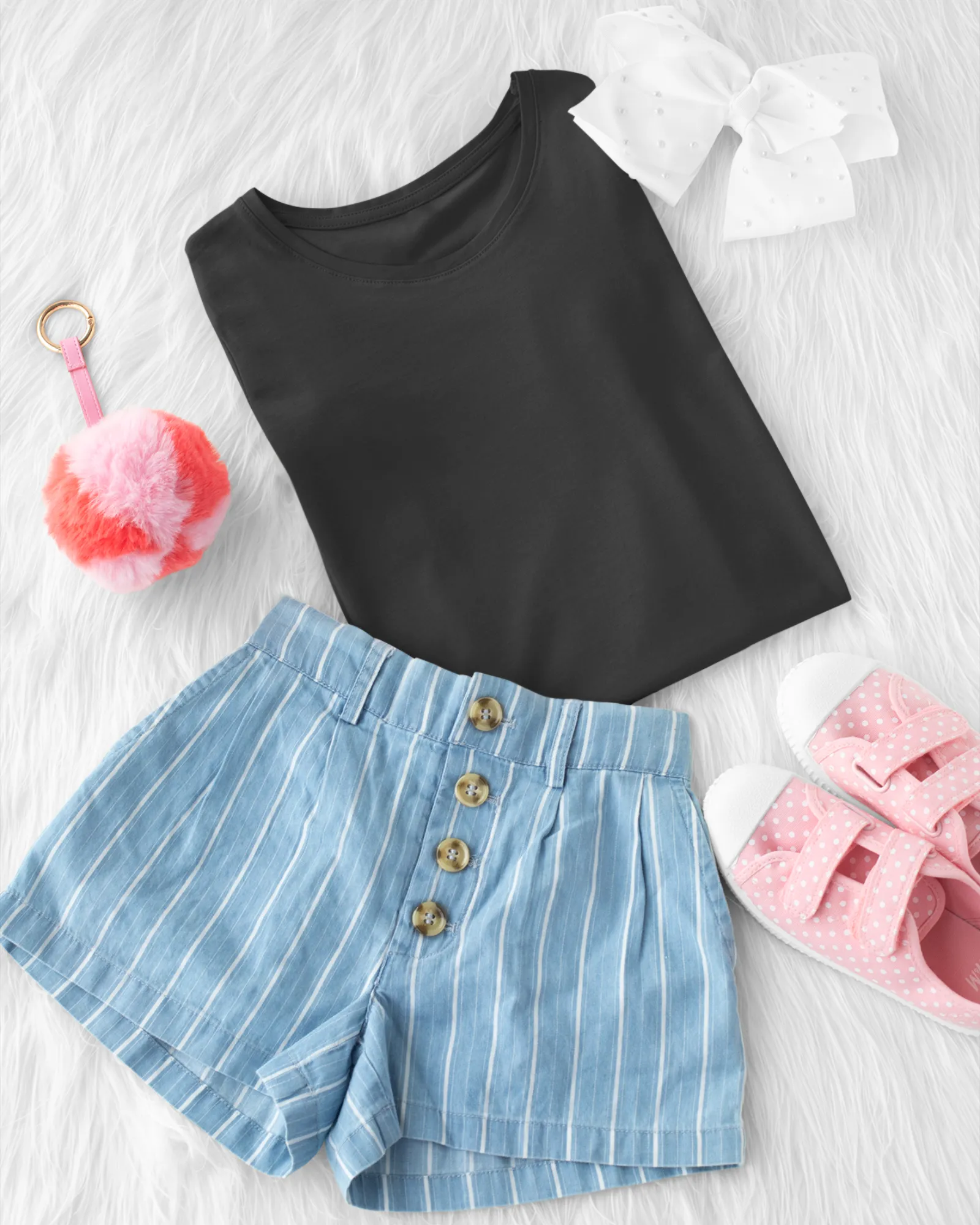 Kids/Girls Solid Tees H/S